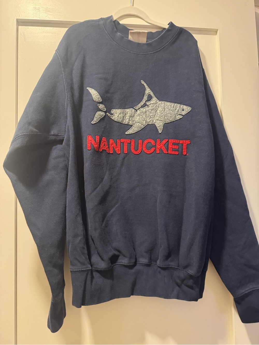 Nantucket Clothing Company Shark Crewneck in Navy